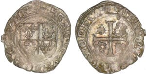 François 1er - Blanc à la couronne du Dauphiné - 3ème type Crémieu