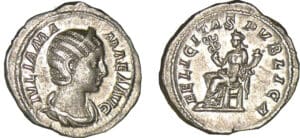 Julia Mamée - Denier (228, Rome) - La Félicité