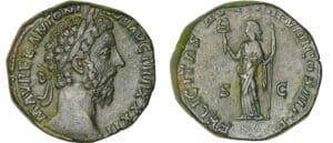 Marc Aurèle - Sesterce  (178, Rome) - La Félicité