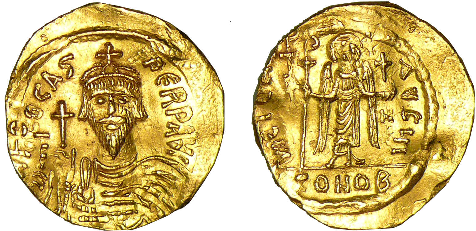 Focas - Solidus (602-610, Constantinople) - Poids léger Focas - Solidus (602-610, Constantinople) - Poids léger