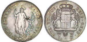 Italie - Ligurie - 8 lire 1796