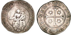 Italie - Ligurie - Ecu 1676 ILM (Gênes)