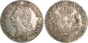 Louis XV - Ecu à la vieille tête - 1774 Q (Perpignan)