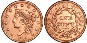 Etats-Unis - Large cent 1838