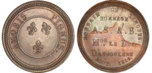 Louis XVIII - Monnaie de Limoges 1814 Louis XVIII - Monnaie de Limoges 1814