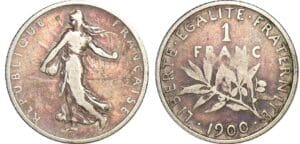1 franc Semeuse - 1900