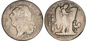 Ecu de 6 livres type FRANCOIS - 1793 A (Paris)