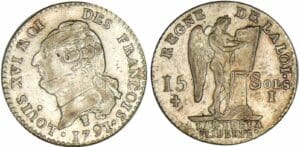 15 sols type FRANCOIS - 1791 I (Limoges) 2ème sem
