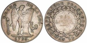 Ecu de 6 livres FRANCOISE - 1793 A (Paris)