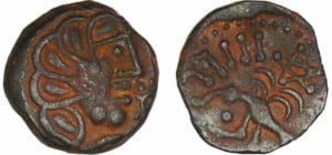 Sénons - Bronze YLLYCCI à l'oiseau (av. 52 av. J.-C.)