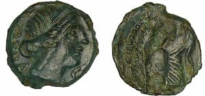Volques Arécomiques - Narbonnaise - Bronze au Démos (70-30 av. J.-C.)