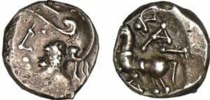 Lingons - Denier KALETEDOY (80-50 av. J.-C.)
