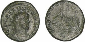 Allectus - Antoninien (295-296, Camulodunum) - Galère Allectus - Antoninien (295-296, Camulodunum) - Galère