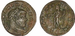 Maximien Hercule - 1/2 follis (Lyon) Maximien Hercule - 1/2 follis (Lyon)
