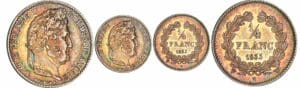 1/4 de franc Louis-Philippe Ier - 1833 W (Lille) 1/4 de franc Louis-Philippe Ier - 1833 W (Lille)