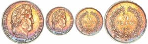 1/4 de franc Louis-Philippe Ier - 1834 W (Lille) 1/4 de franc Louis-Philippe Ier - 1834 W (Lille)