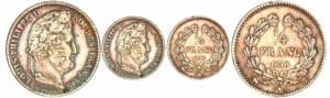 1/4 de franc Louis-Philippe Ier - 1838 B (Rouen) 1/4 de franc Louis-Philippe Ier - 1838 B (Rouen)