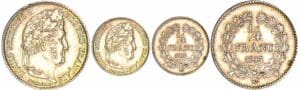 1/4 de franc Louis-Philippe Ier - 1843 W (Lille) 1/4 de franc Louis-Philippe Ier - 1843 W (Lille)