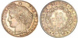 50 centimes Cérès - 1872 A (Paris)