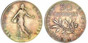 50 centimes Semeuse - 1897