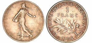 1 franc Semeuse - 1904