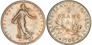 1 franc Semeuse - 1906