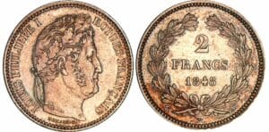 2 francs Louis-Philippe Ier - 1848 A (Paris)