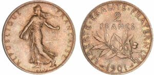 2 francs Semeuse - 1901