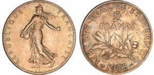 2 francs Semeuse - 1908