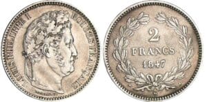 2 francs Louis-Philippe Ier - 1847 A (Paris)