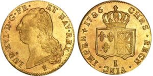 Louis XVI - Double louis d’or au buste nu - 1786 I (Limoges) 2ème sem