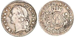 Louis XV - 1/20 écu au bandeau - 1769 AA (Metz)