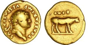 Titus - Aureus (76, Rome) Titus - Aureus (76, Rome)