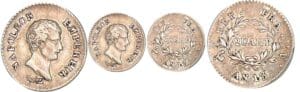 1/4 de franc Napoléon empereur - An 13 A (Paris) 1/4 de franc Napoléon empereur - An 13 A (Paris)
