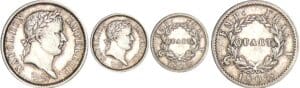 1/4 de franc Napoléon revers emp. fra - 1809 A (Paris)