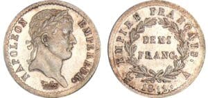 1/2 franc Napoléon revers empire - 1811 A (Paris)