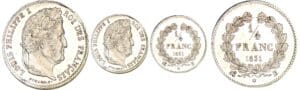 1/4 de franc Louis-Philippe Ier - 1831 B (Rouen)