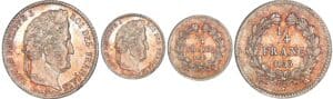 1/4 de franc Louis-Philippe Ier - 1835 A (Paris)