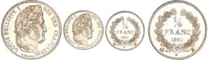 1/4 de franc Louis-Philippe Ier - 1840 B (Rouen)
