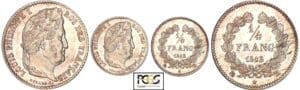 1/4 de franc Louis-Philippe Ier - 1842 K (Bordeaux) 1/4 de franc Louis-Philippe Ier - 1842 K (Bordeaux)