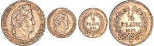 1/4 de franc Louis-Philippe Ier - 1845 A (Paris) 1/4 de franc Louis-Philippe Ier - 1845 A (Paris)