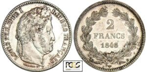 2 francs Louis-Philippe Ier - 1848 D (Lyon)