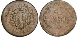 Allemagne - Siège de Mayence - 1 sol - 1793