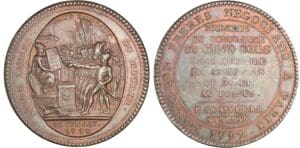 Monneron de 5 sols - 1792 - AN III Monneron de 5 sols - 1792 - AN III