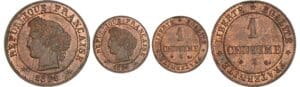 1 centime Cérès - 1878 K (Bordeaux)