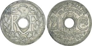 20 centimes Lindauer - 1945 B