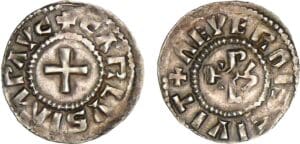 Charles II Le Chauve - Denier (Nevers) Charles II Le Chauve - Denier (Nevers)