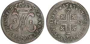 Italie - Vittorio Amedeo III - Soldo 1783 (Turin) Italie - Vittorio Amedeo III - Soldo 1783 (Turin)