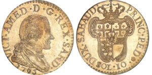 Italie - Règne de Sardaigne - Vittorio Amedeo III - 10 soldi 1795 (Turin) Italie - Règne de Sardaigne - Vittorio Amedeo III - 10 soldi 1795 (Turin)
