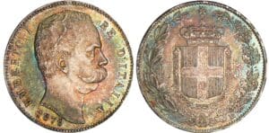 Italie - Umbero I - 5 lire 1879 (Rome)